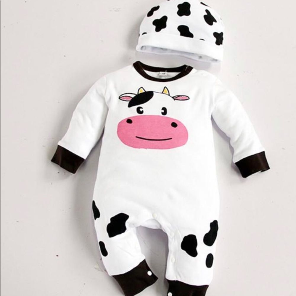 Cow Set with Hat (unisex)